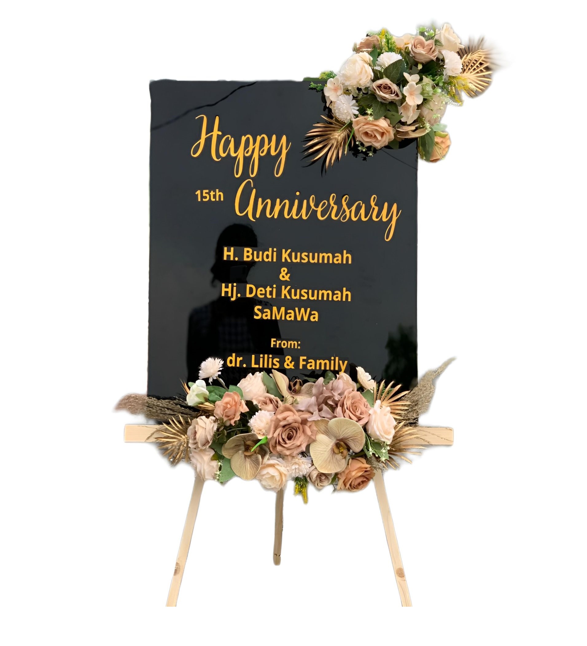 Papan Bunga Akrilik Mundu