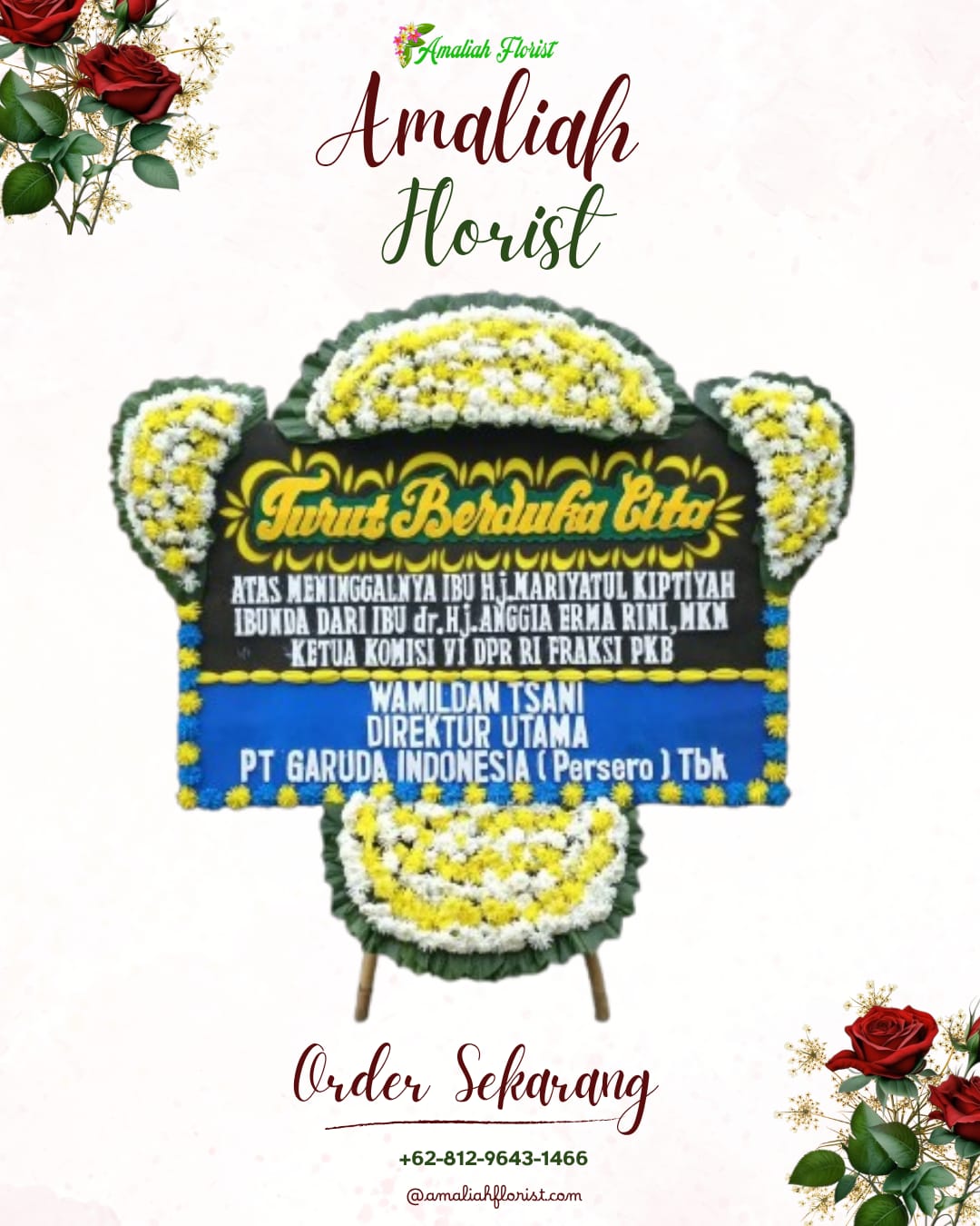 Papan Bunga Duka Mundu